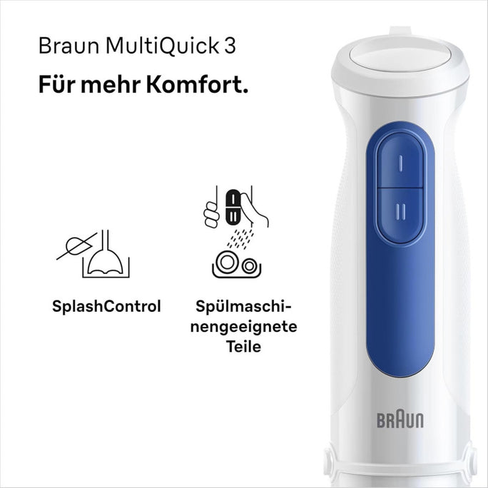 Braun MQ30202M MultiQuick 3 Hand Blender With Official Warranty