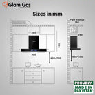 Glam Gas Thunder-12 T-Shaped Range Hood With Official Warranty