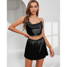 Bihaam Silk Wear Silky Cami & Skirt Nightwear Set For Women