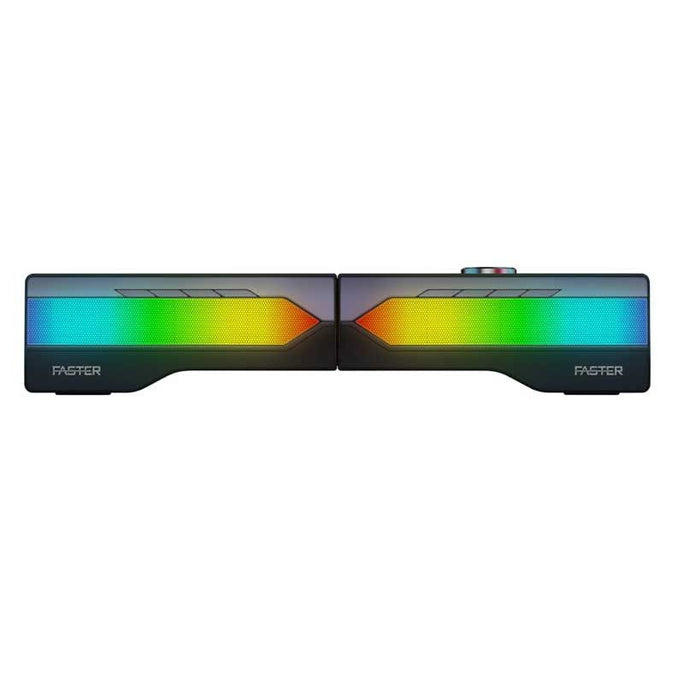 Faster G2000 RGB Lighting Dual Gaming Wireless Speakers 10W