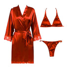 Bihaam Silk Wear 1 Piece Sexy Nighty Sleepwear Silk Satin Night Dress Lingerie Set