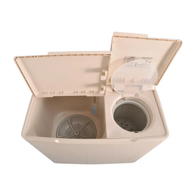 Haier HWM 120-AS 12Kg Top Load Twin Tub Semi Automatic Washing Machine with Official Warranty