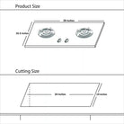 Hanco HHE-205SS Economy Hob Stainless Steel Body With Official Warranty