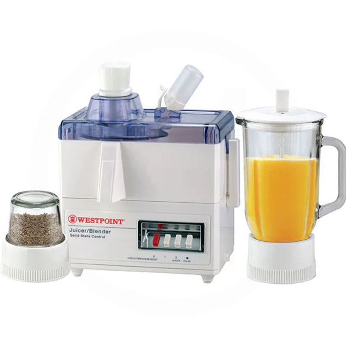 Westpoint WF-7501 Deluxe 3 in 1 Juicer Blender & Dry Mill With Official Warranty