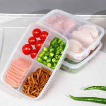 Kitchen Storage Box 4 Grids Design PP Soft Cover