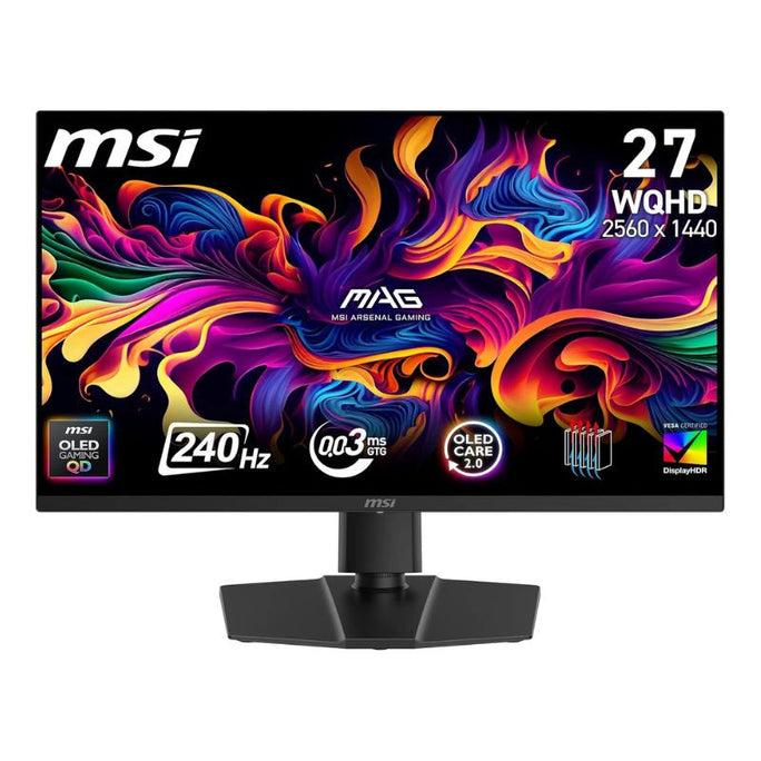 MSI MAG 273QP 27'' QD-OLED 240Hz X24 Gaming Monitor