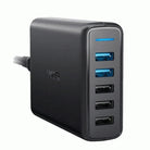 Anker PowerPort Speed 5 63W 5-Port USB Wall Charger with Dual Quick Charge Ports