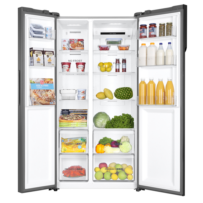 Haier HRF-622 ICG Side-by-Side Door Inverter Refrigerator 22 Cubic Feet With Official Warranty
