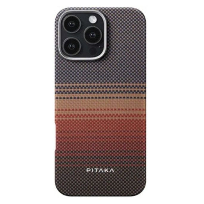 Pitaka Sunset Moonrise Tactile Woven Case for iPhone 16 Pro - Sunset