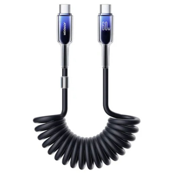 Joyroom S-A43 Coiled Type C To Type C Fast Charging Data Cable 1.5m
