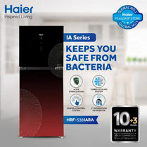 Haier HRF-538 IAPA / IARA Digital Inverter Double Door Refrigerator 18 Cubic Feet With Official Warranty