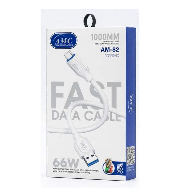 AMC AM-82 66W Fast Charging Type-C Data Cable