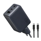 Oraimo OCW-7652E + 116CC HyperGaN 65 65W Triple Port GaN Charger Kit with 100W Type-C to Type-C Cable
