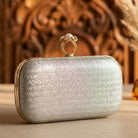 Milli Legacy BC-057 Luxury Pearl Heart Clutch For Women