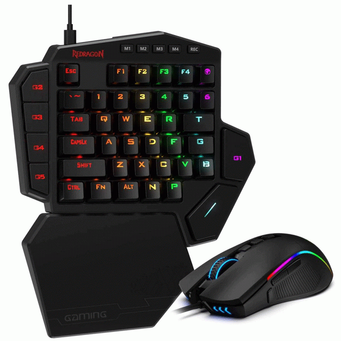 Redragon K585-BA 2 in1 One Hand Combo