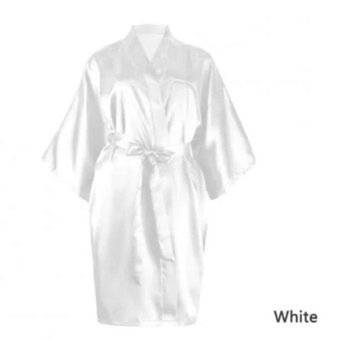 Bihaam Silk Wear 1 Piece Sexy Nighty Sleepwear Silk Satin Night Dress Lingerie Set With Robe & Short Gown