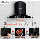 Glam Gas Star Range Hood With Official Warranty