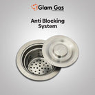Glam Gas Life Style 6-6 Texture Kitchen Sink