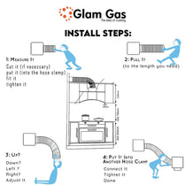 Glam Gas Hood Pipe (160 x 160) With Official Warranty