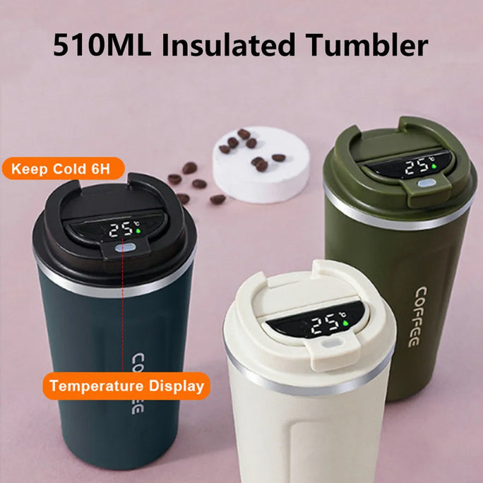 510ML Stainless Steel Thermos Flask With Digital LED Temperature Display