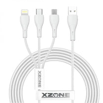 Xzone X-4020G4 3-in-1 USB to Lightning + Type-C + Micro Cable (1.2M)