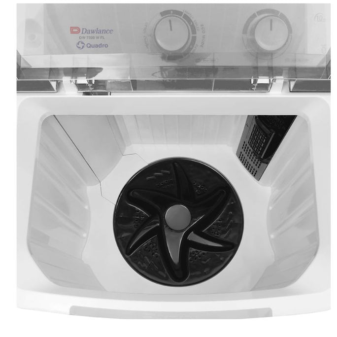 Dawlance DW-7200W FL 10KG Top Load Single Tub Semi Automatic Washer With Official Warranty