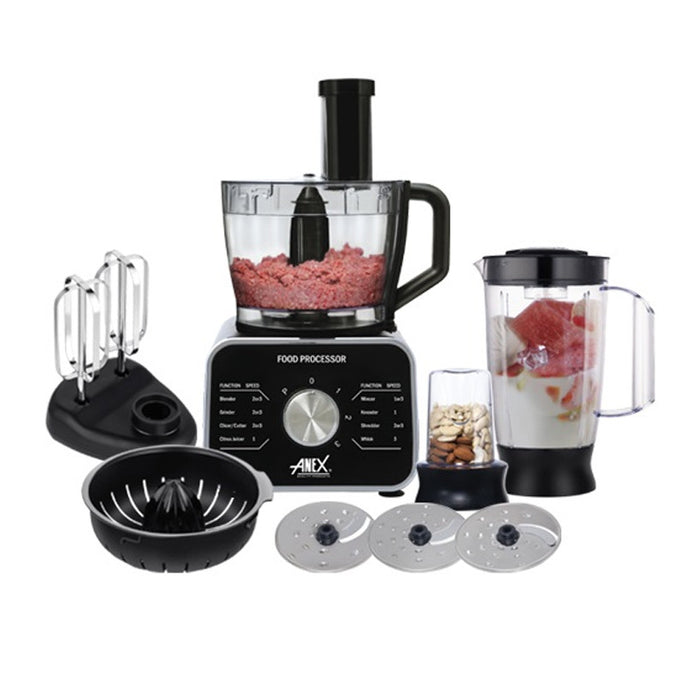 Anex AG-3156 Deluxe Food Processor With Official Warranty