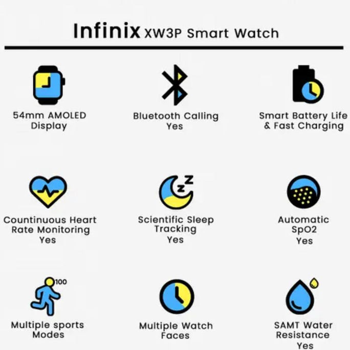 Infinix XW3P Smart Watch