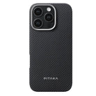 Pitaka Ultra-Slim Case for iPhone 16 Pro Max – Black/Grey