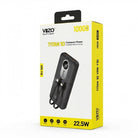 Vizo VPB-T10 Titan 10 10000mAh 22.5W Fast Charging Power Bank With Built-In Cables