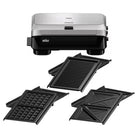 Braun SM 5038 SnackMaker 5 And Sandwich + Waffle + Grill Platers With Official Warranty