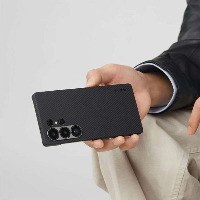 Pitaka Samsung Galaxy S25 MagEZ Compatible Case – Black/Grey
