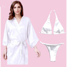 Bihaam Silk Wear 1 Piece Sexy Nighty Sleepwear Silk Satin Night Dress Lingerie Set