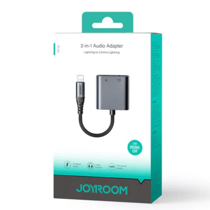 Joyroom SY-L01 2-in-1 Audio Adapter (Lightning to 3.5mm + Lightning)