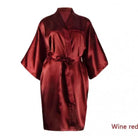 Bihaam Silk Wear 1 Piece Sexy Nighty Sleepwear Silk Satin Night Dress Lingerie Set With Robe & Short Gown
