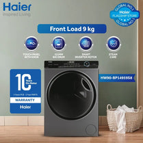 Haier HW90-BP14959S8 9 KG Front Loading Fully Automatic Washing Machine With Official Warranty