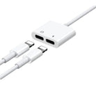 Joyroom SY-104 Lightning to 3.5mm + Lightning 2-in-1 Audio Converter Adapter