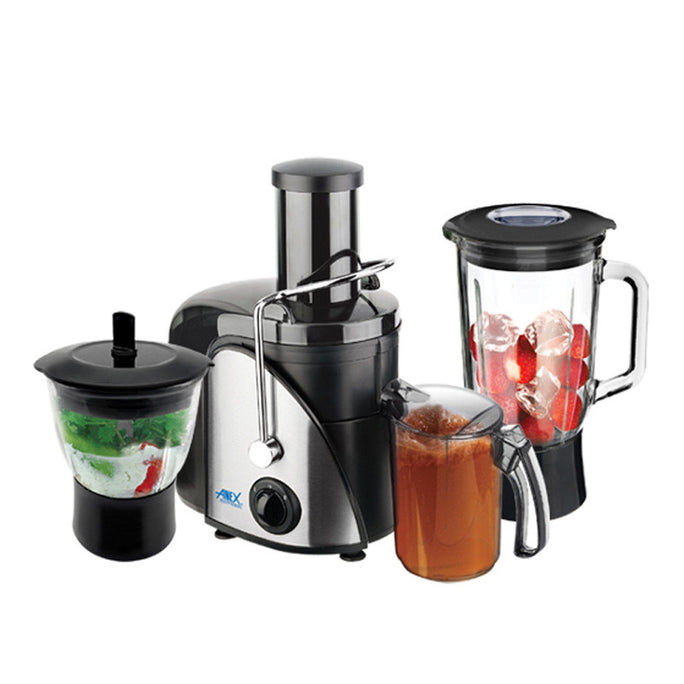 Anex AG-181EX Deluxe 3 In 1 Juicer Blender & Grinder With Official Warranty