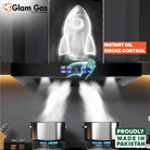 Glam Gas Thunder-12 T-Shaped Range Hood With Official Warranty