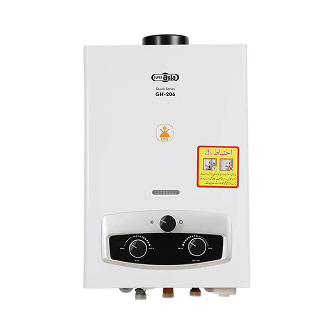 Super Asia GH-206 LPG Instant Geyser With Official Warranty