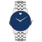 Movado 0607212 Men’s Swiss Made Quartz Stainless Steel Blue Dial 40mm Watch