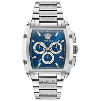 Versace VE6H00423 Men’s Quartz Swiss Made Silver Stainless Steel Blue Dial 42mm
