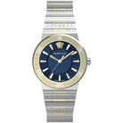 Versace VEVH01120 Women’s Quartz Swiss Made Two Tone Stainless Steel Blue Dial 38mm
