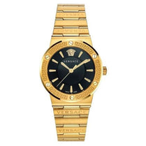 Versace VEVH00820 Women’s Quartz Swiss Made Gold Stainless Steel Black Dial 38mm