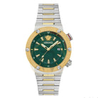 Versace VE8G00524 Men’s Quartz Swiss Made Two-tone Stainless Steel Green Dial 43mm